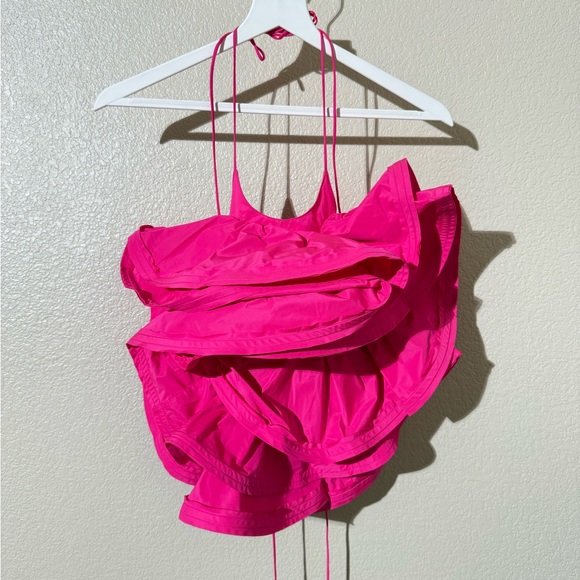 H&M Pink Ruffled Top - Picture 2 of 4